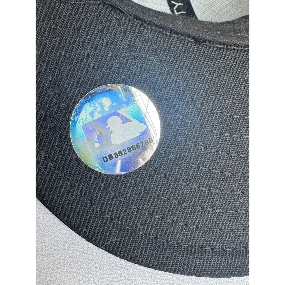 New Era 59FIFTY NY Yankees Fitted Hat‎ 7 1/2 Black on Black MLB Baseball Cap